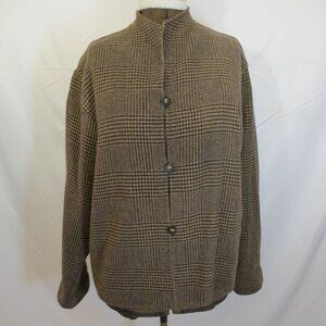 LL Bean Traveler XL wool-blend tweed coat  XL